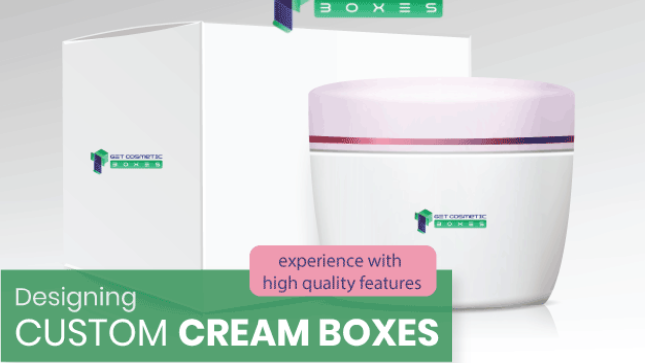 designing features of wholesale custom cream boxes